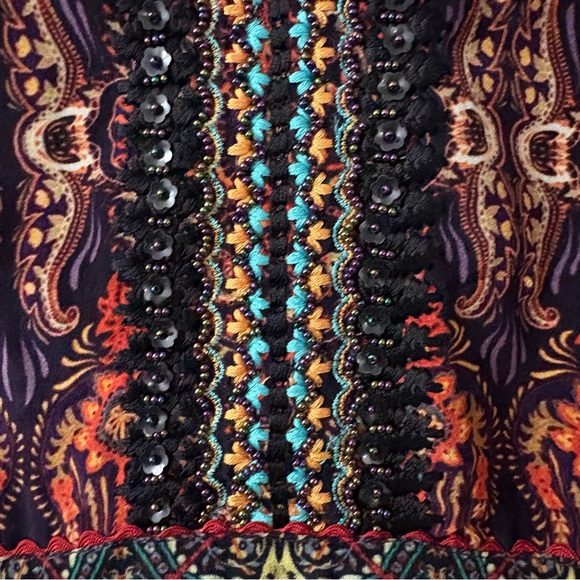 Anthropologie Bhanuni by Jyoti Patterned Beaded Maxi Dress - Picture 5 of 8